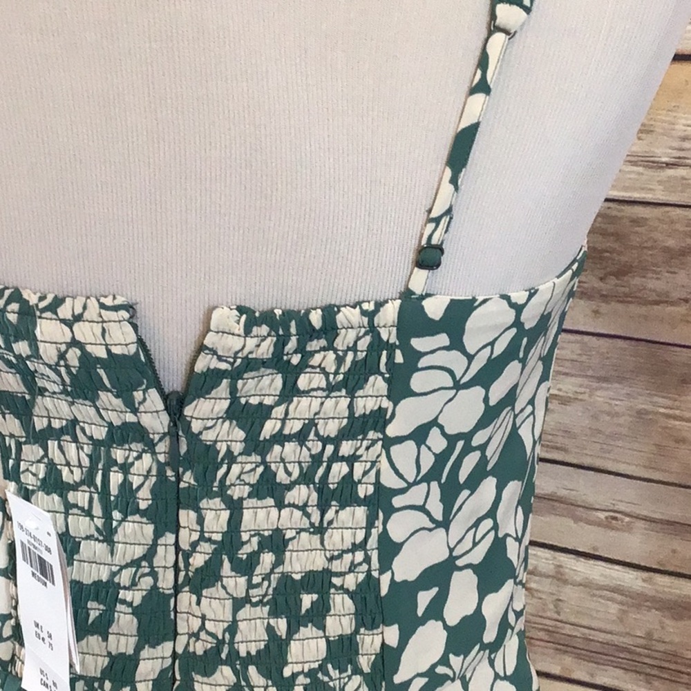 Abercrombie and Fitch Green and White Floral Dress - Picture 4 of 6
